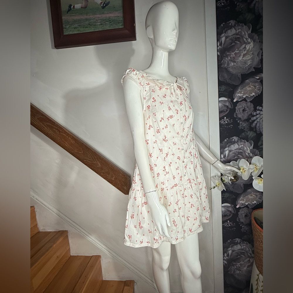 Free People Beasley Mini Dress/ size M - Picture 10 of 11